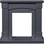 Каминокомплект Boston - Серый графит (Высота 925см) с очагом Aspen Black, фото 2