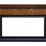 Каминокомплект Carlyle - Орех с черным с очагом Vision 42 LED, фото 2