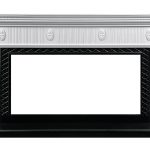 Каминокомплект Carlyle - Белый с черным с очагом Vision 42 LED, фото 2