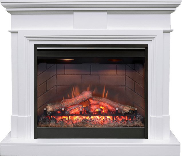 Каминокомплект Coventry - Белый с очагом Symphony 26'' DF2608-INT