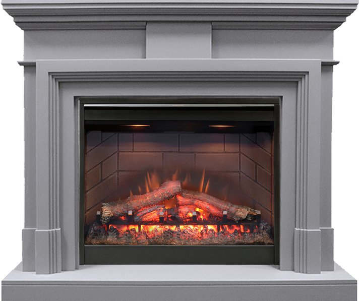 Каминокомплект Coventry Gray - Серый с очагом Symphony 26'' DF2608-INT