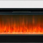 Каминокомплект Modern - Белый с черным с очагом Vision 60 LED, фото 1