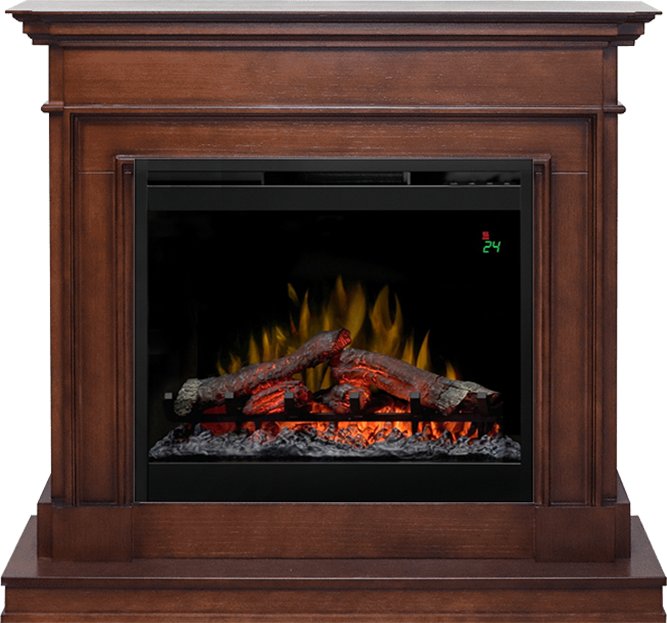 Каминокомплект Newport - Темный дуб с очагом Symphony 26'' DF2624L-INT