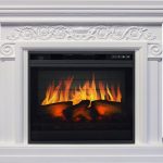 Каминокомплект Athena - Белый с очагом Vision 23 EF LED 3D FX, фото 1