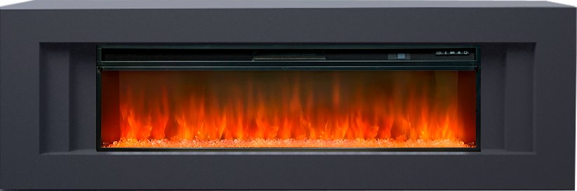 Каминокомплект Line 60 - Серый графит с очагом Vision 60 LED
