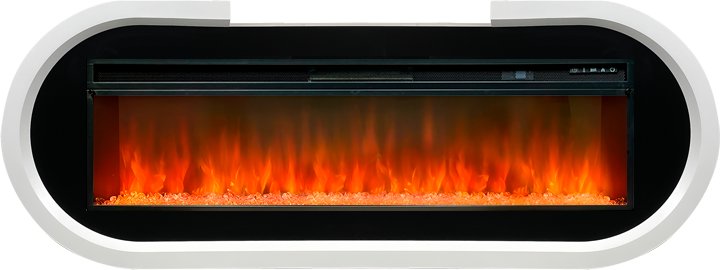 Каминокомплект Soho - Белый с черным с очагом Vision 60 LED