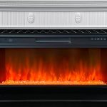 Каминокомплект Carlyle - Белый с черным с очагом Vision 42 LED, фото 1