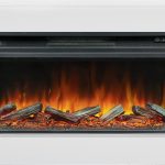 Каминокомплект Line 42 - Белый с очагом Vision 42 LOG LED, фото 1