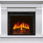 Каминокомплект Monaco (Разборный) -  Бьянко белый с очагом Vision 23 EF LED FX, фото 1