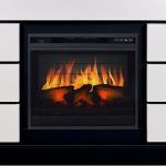 Каминокомплект Modern CRM (Разборный) - Белый с черным с очагом Vision 23 EF LED 3D FX, фото 1