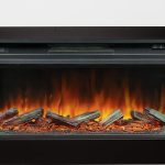 Каминокомплект Modern 42 (Разборный) - Белый с черным с очагом Vision 42 LOG LED, фото 1