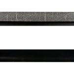 Каминокомплект Lindos 60 SFT - Серый мрамор с очагом Vision 60 LOG LED, фото 2