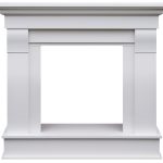 Каминокомплект Monaco (Разборный) -  Бьянко белый с очагом Vision 23 EF LED FX, фото 2