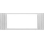 Каминокомплект Портал-тумба Sanremo (Разборный) - Бьянко белый с очагом Vision 42 LED, фото 2